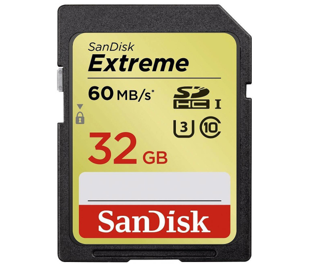 Sandisk 32GB SDHC Extreme Class10 60MB/s UHS-I (U3) - 208123 - zdjęcie